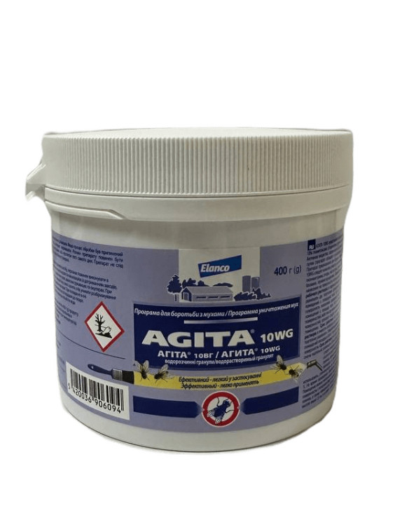 Агіта 10 WG (Agita 10 WG) 400 г для знищення мух